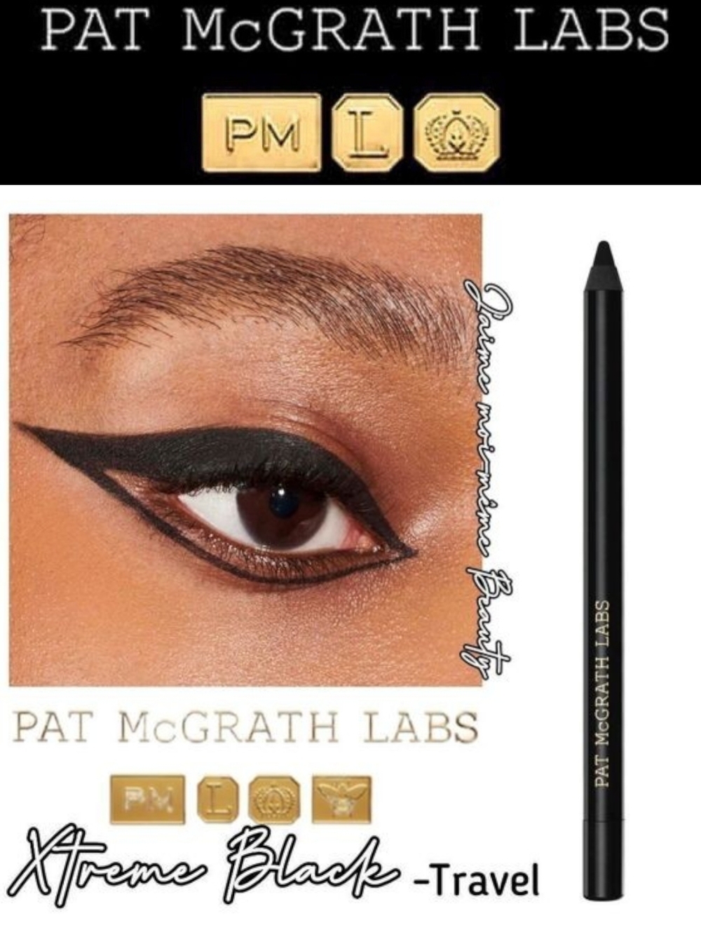 Pat Mcgrath Travel Size Velvet Kohl Eyeliner in Xtreme Black